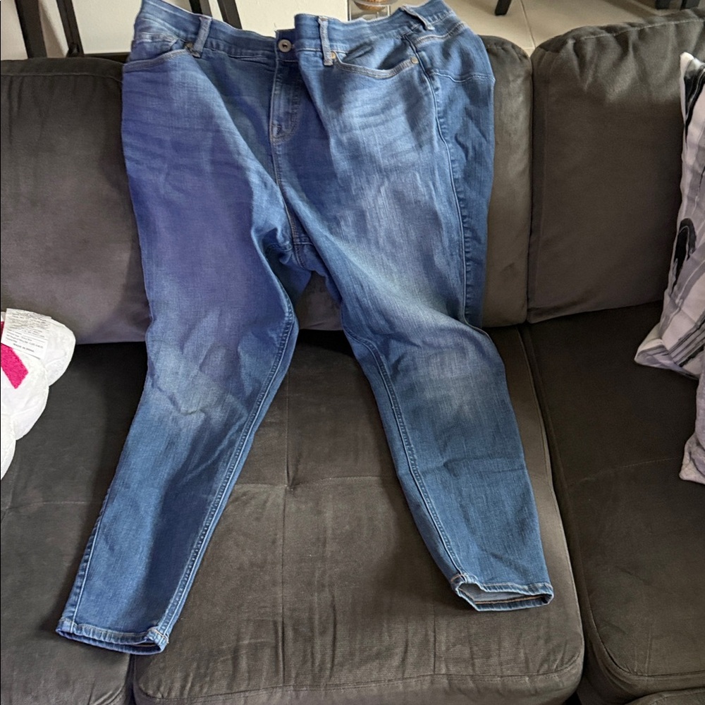 Torrid Skinny Fit Blue Jeans - Picture 3 of 4